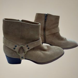 Frye Dara Harness Short Suede Boot. Retail $368